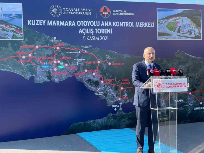 Kuzey Marmara Otoyolu Ana Kontrol Merkezi Açılış Töreni Gerçekleştirildi
