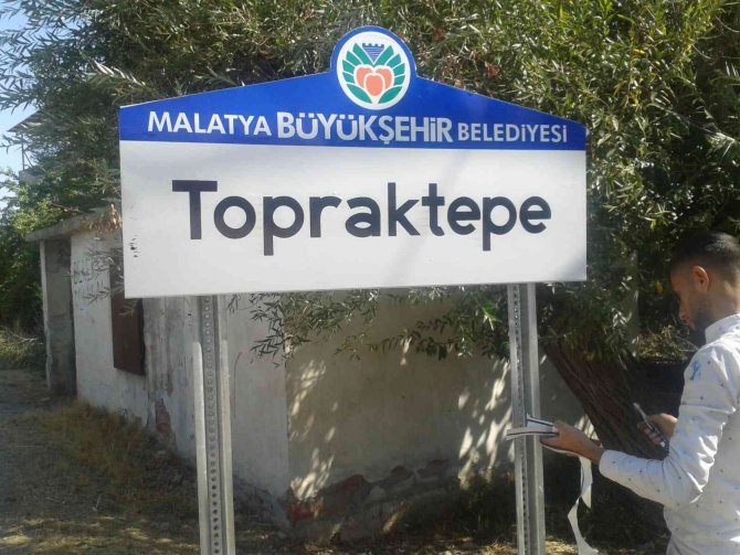 Malatya Büyükşehir’den Levhalamaya Ağırlık