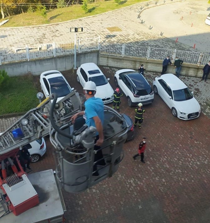 Gerçeği Aratmayan Yangın Tatbikatı Oldu