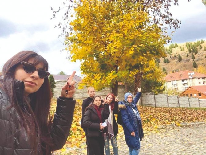 "Ab Erasmus+" Projesine Kalına Öğretmen Ve Öğrenciler Romanya’ya Gitti