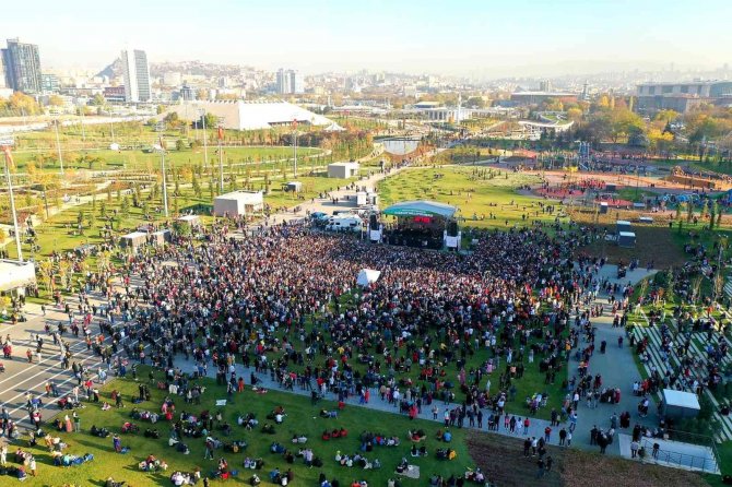 Başkent Millet Bahçesi Hafta Sonu Birçok Etkinliğe Ev Sahipliği Yaptı