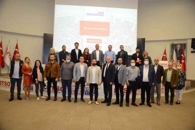 Btso Akademi’de ’Web Tapu’ Sistemi Ele Alındı