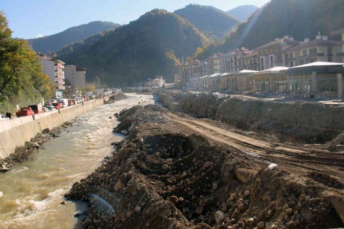 Giresun’un Dereli İlçesinde Yapımı Süren Afet Konutlarında Sona Yaklaşıldı