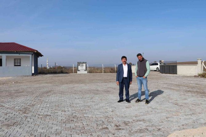 Havza’da Mezarlıkta Parke Çalışması Takdir Kazandı