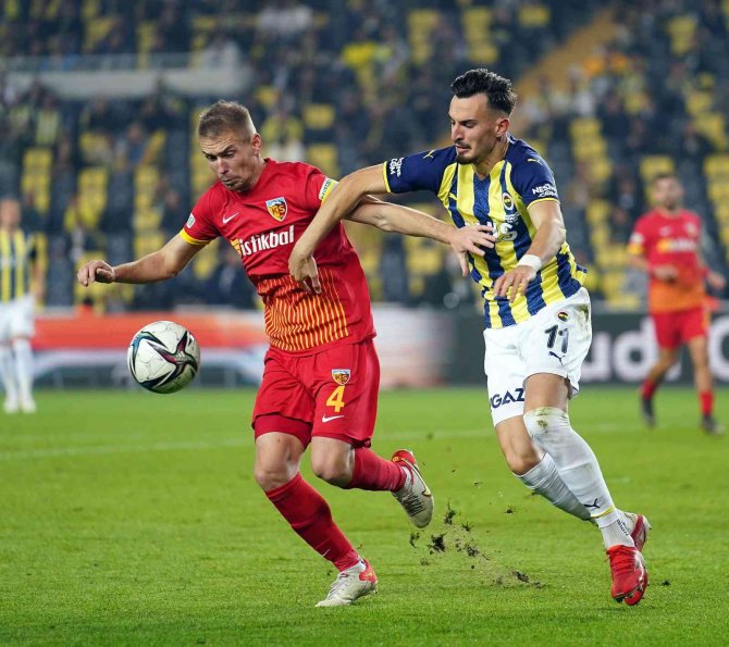 Spor Toto Süper Lig: Fenerbahçe: 2 - Kayserispor: 2 (Maç Sonucu)