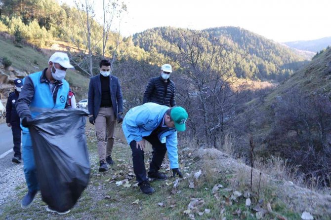 Giresun Yaylalarında Çöp Toplandı