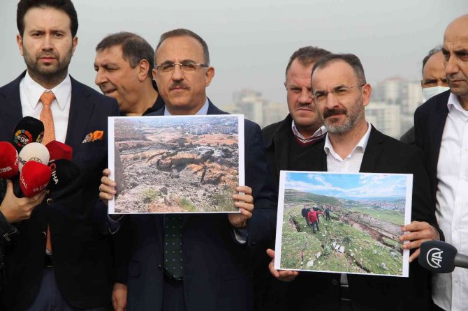 Ürküten Yarıkları Yerinde İnceleyen Ak Partili Sürekli: “Harmandalı Pimi Çekilmiş Bombadır”