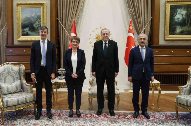 Cumhurbaşkanı Erdoğan, Renaud-bosso’yu Kabul Etti