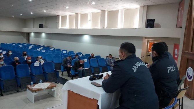 Daday’da Okul Güvenliği Toplantısı Yapıldı