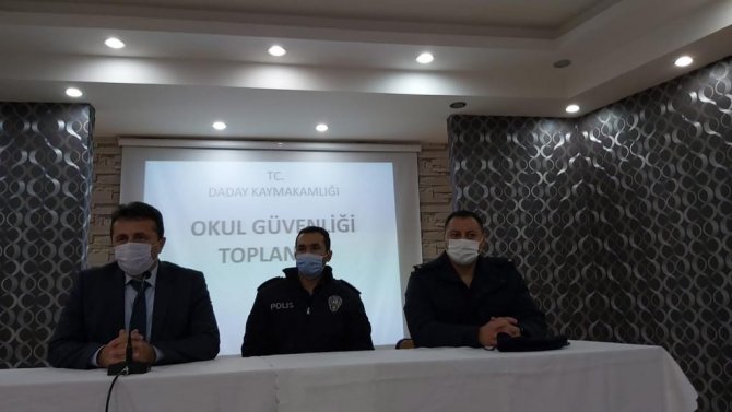 Daday’da Okul Güvenliği Toplantısı Yapıldı