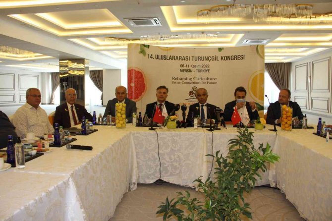 14. Uluslararası Turunçgil Kongresi, 6-11 Kasım 2022’de Mersin’de Yapılacak