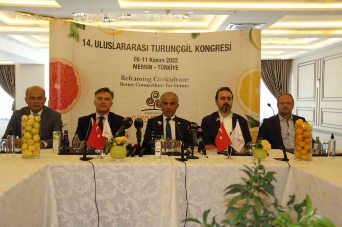 14. Uluslararası Turunçgil Kongresi, 6-11 Kasım 2022’de Mersin’de Yapılacak