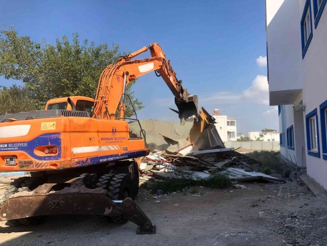 Bodrum’da Yıllardır Süren Kaçak Yıkımlar Devam Ediyor