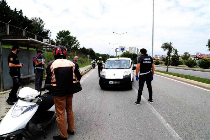 Samsun’da Polisten Şok Uygulama Ve Denetimler