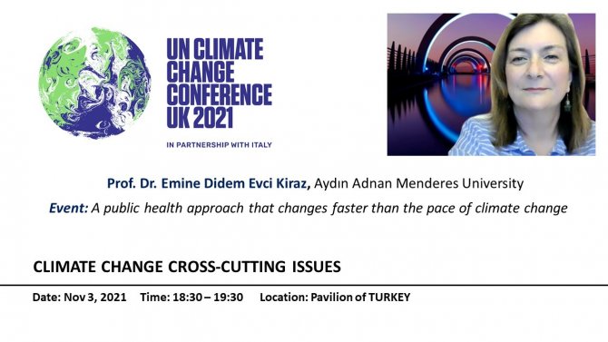 Prof. Dr. Kiraz, Sağlık Sektörünün İklim Değişikliğinden Etkilenmemesi İçin Yapılması Gerekenleri Anlattı