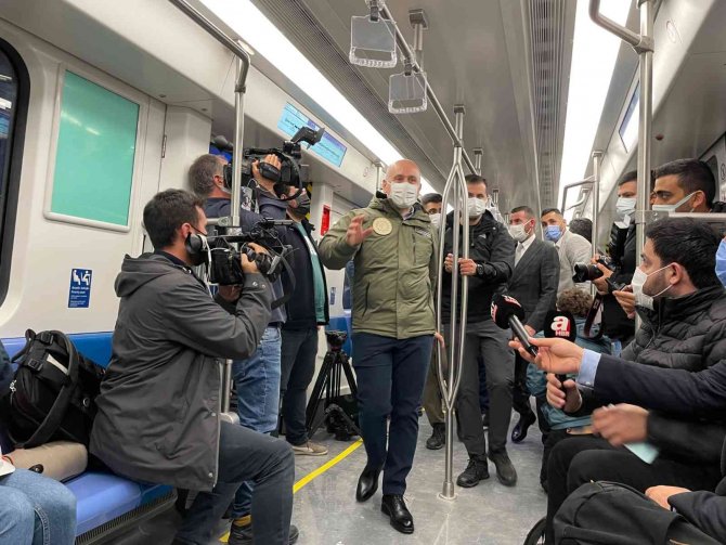 Gayrettepe- İ̇stanbul Havalimanı Metrosunun Test Sürüşünde 120 Km Hıza Ulaştı