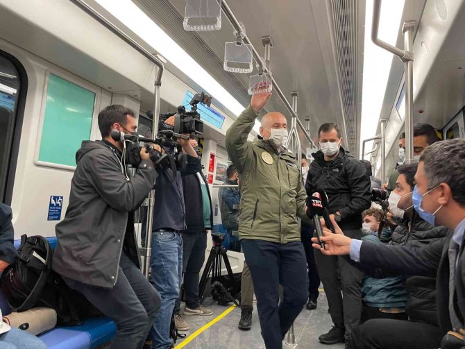 Gayrettepe- İ̇stanbul Havalimanı Metrosunun Test Sürüşünde 120 Km Hıza Ulaştı