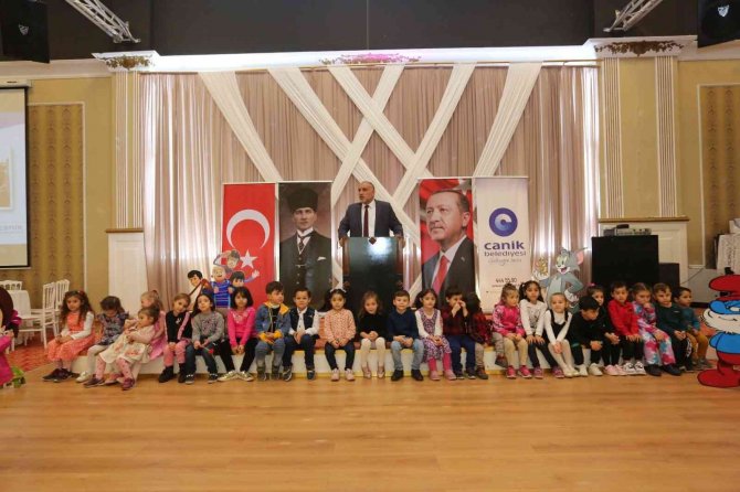 Canik’te Minikler, Başkan Sandıkçı’dan Masal Dinledi