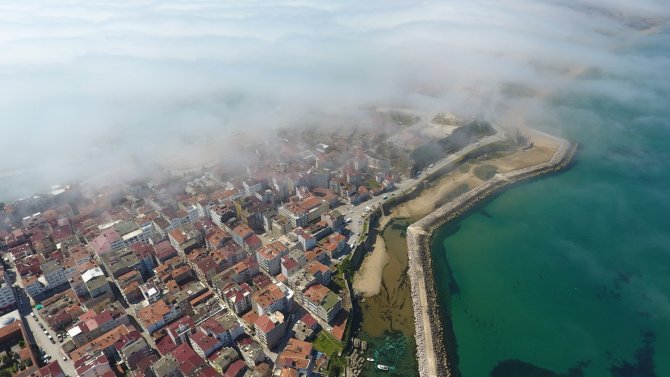 Sinop’ta Sis Bulutu Güzelliği