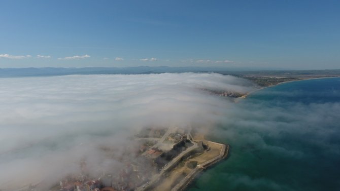 Sinop’ta Sis Bulutu Güzelliği