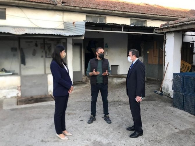 Kaymakam Memiş, Zeytinyağı İşletmesini Ziyaret Etti