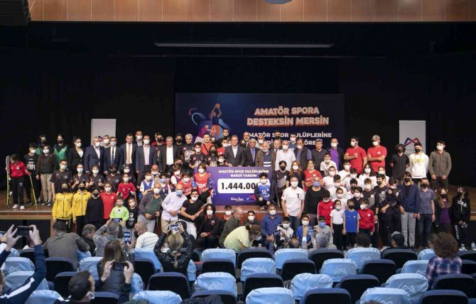 Mersin’de 173 Amatör Spor Kulübüne 1 Milyon 444 Bin Lira Maddi Destek