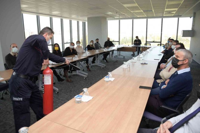 Samsun Tso Personeline ‘Yangın’ Eğitimi