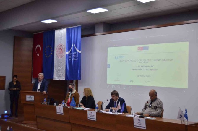 Uşak’ın ‘Büyükbaş Deri İ̇şleme’ Projesinde 3. Farkındalık Toplantısı Yapıldı