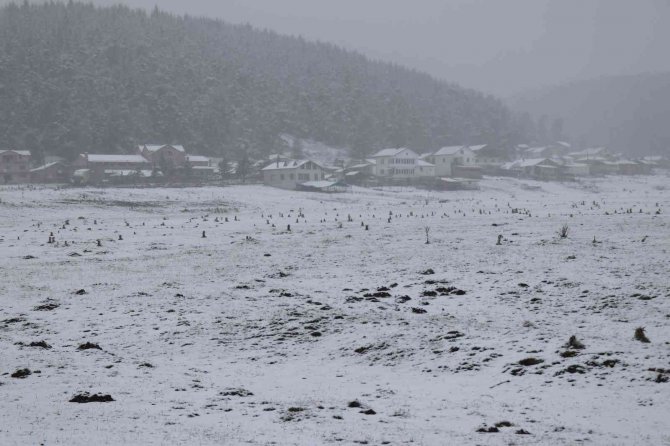 Bolu’da Yoğun Kar Yağışı