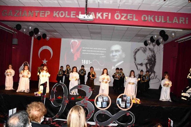Gaziantep Kolej Vakfı’nda Hüzünlü 10 Kasım