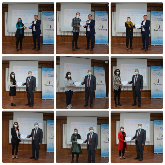 Gediz’de Etwinning Projelerinde Başarı Belgeleri Verildi