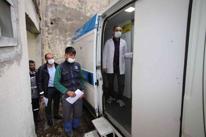 Hacılar Belediyesi Personeline Sağlık Taraması Yapıldı