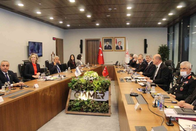Bakan Soylu, Agi̇tpa Başkanı Cederfelt İle Bir Araya Geldi
