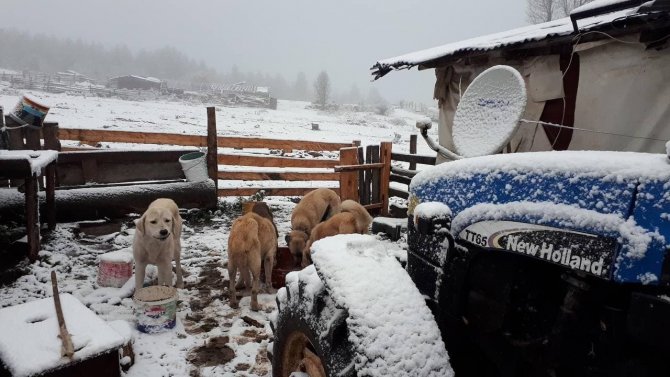 Karabük’te Yüksek Kesimlere Sezonun İlk Karı Düştü