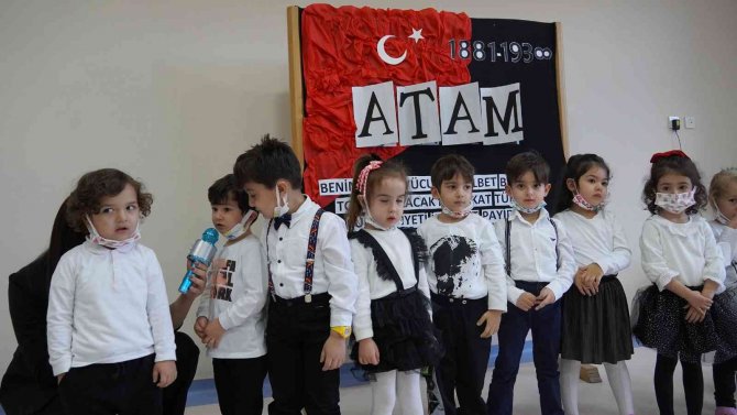 Gül Kreş Adası’nın Minikleri Atatürk’ü Unutmadı