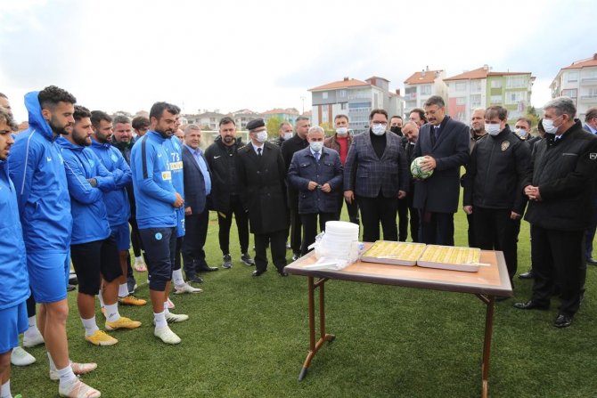 Belediye Kütahyaspor’a Moral Ziyareti