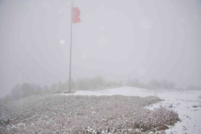 Ordu’nun Yükseklerinde Kar Yağışı