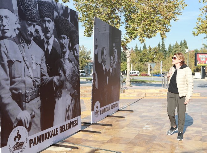 Pamukkale’de Atatürk Anısına Sergi