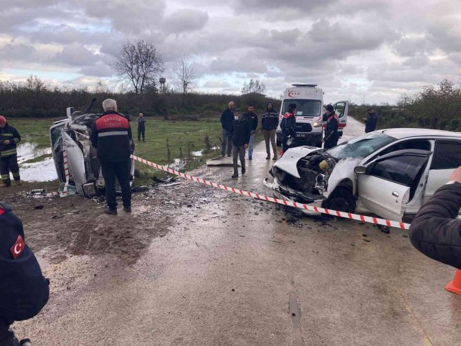 Samsun’da Trafik Kazası: 1 Ölü, 4 Yaralı