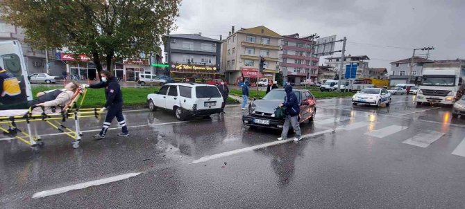 Çarşamba’da Kaza: 1 Yaralı