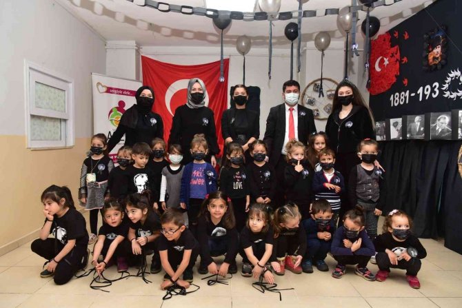 Tuzla Belediyesi Anne Çocuk Eğitim Merkezi’nde Bin 58 Çocuk Atatürk’ü Andı