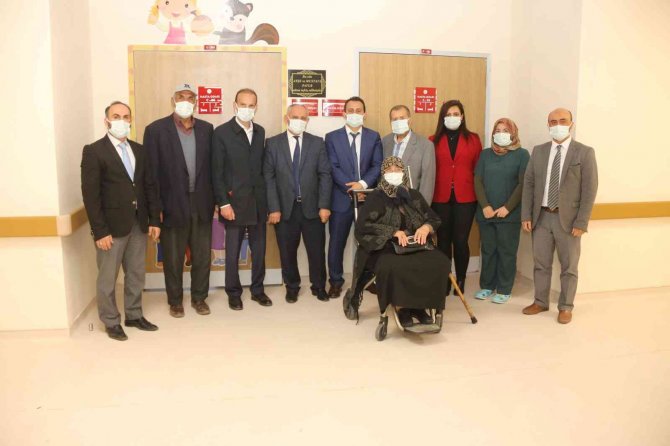 Başkan Esat Öztürk, Çocuk Hasta Odasının Açılışını Yaptı
