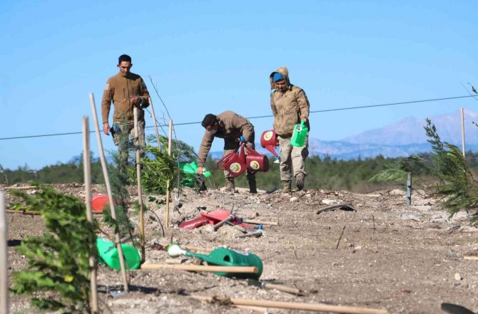 Adana’da Binlerce Fidan Toprakla Buluştu