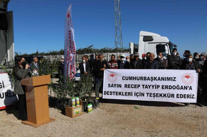 Yangın Mağduru Üreticilere Destek