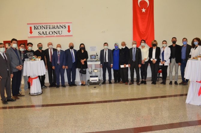 Devlet Hastanesi’ne Alınan Göz Biyometri Cihazı’nın Tanıtımı Yapıldı