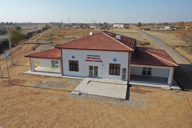 Aksaray’da Bir Mahalle Konağının Daha İnşaatı Tamamlandı
