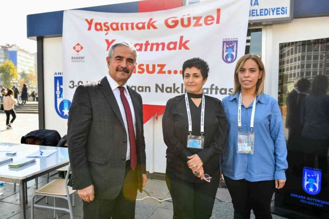 Ankara’da Organ Bağışı Kampanyasına 125 Vatandaş Katıldı
