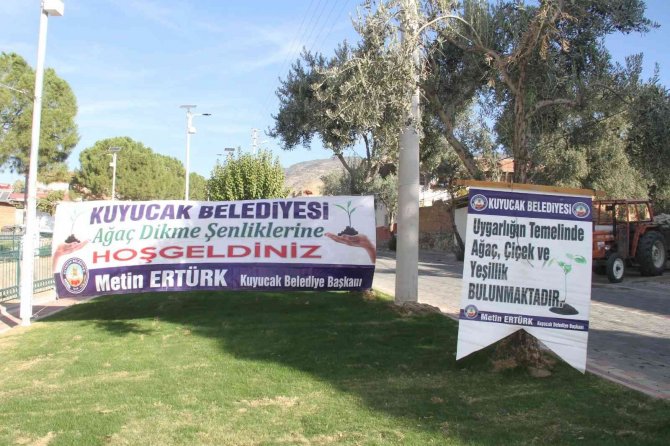 Milli Ağaçlandırma Günü’nde Kuyucak’ta Fidanlar Toprakla Buluştu