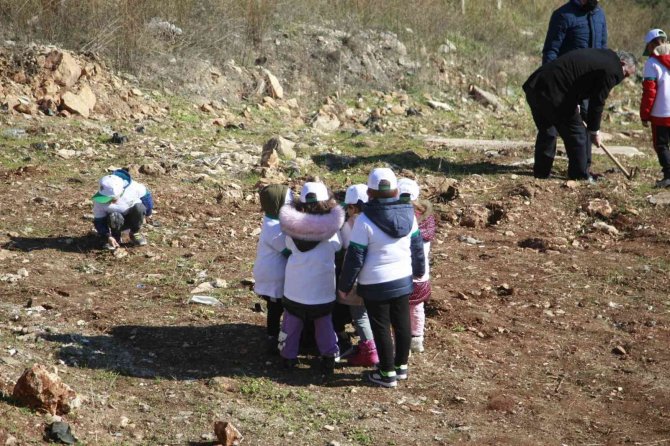 Bursa’da Binlerce Fidan Toprakla Buluştu