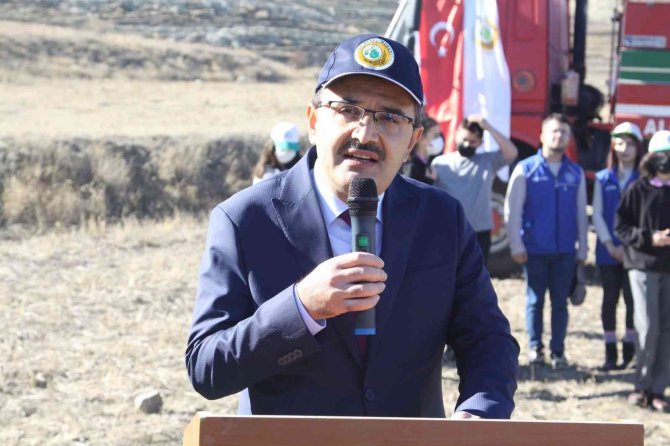 Çankırı’da 579 Bin Fidan Toprakla Buluştu